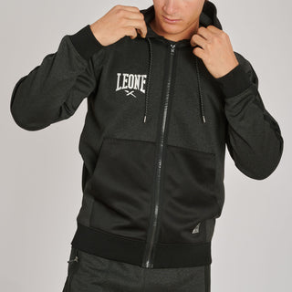 Sweat Leone Mélange ABX611 avec capuche