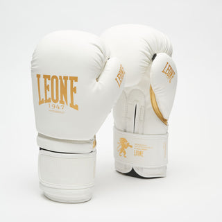 Guantoni Leone GN059W White&Gold-Combat Arena