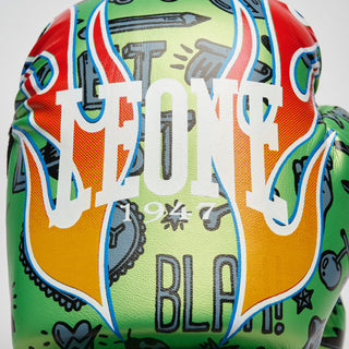 Guantoni bambino Leone Flames GN407J 6 oz-Combat Arena