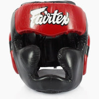 Casco Fairtex Diagonal Vision Sparring HG13 Nero-rosso