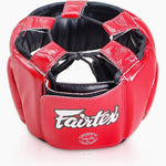 Casco Fairtex Diagonal Vision Sparring HG13 Rosso