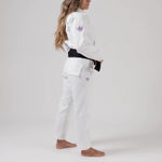 BJJ Gi donna Kingz Empowered Bianco-Combat Arena