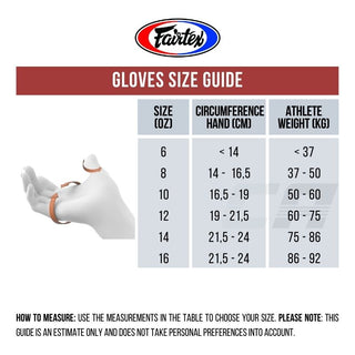 Gants de boxe Fairtex Angulaire BGV6 Rouge-blanc