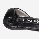 Guantoni Cleto Reyes Safetec CB4 Nero-argento con lacci-Combat Arena