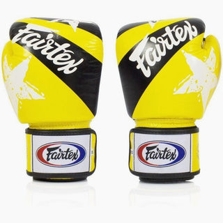 Guantoni Muay Thai Fairtex BGV1 Nation Prints Giallo