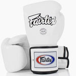 Gants de Muay Thai Fairtex BGV5 Super Sparring Blanc