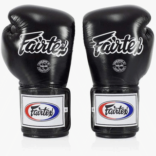 Gants de Muay Thai Fairtex BGV5 Super Sparring Noir