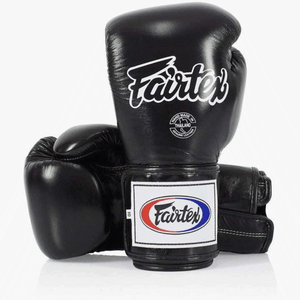 Gants de Muay Thai Fairtex BGV5 Super Sparring Noir