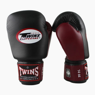 Guantoni Muay Thai Twins Special BGVL3 Nero-vinaccia