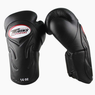 Gants de Muay Thai Twins Special BGVL6 noir-noir