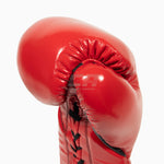 Gants de boxe Cleto Reyes Professionnel CB2 Rouge-Noir avec lacets 