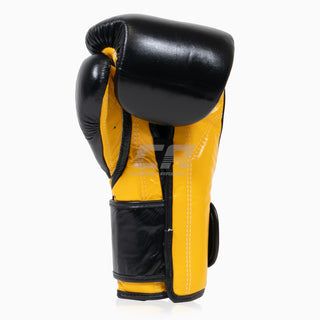 Gants de boxe Fairtex Style mexicain BGV9 Noir-Jaune