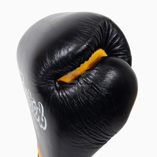 Gants de boxe Fairtex Style mexicain BGV9 Noir-Jaune