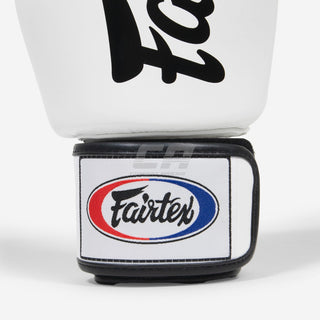 Gants de Muay Thai Fairtex BGV19 Deluxe Blanc