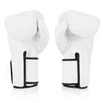 Gants de Muay Thai Fairtex BGV5 Super Sparring Blanc