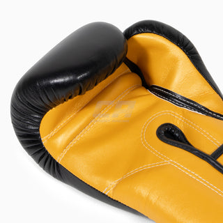 Gants de Muay Thai Fairtex Super Sparring BGV18 Noir-Or