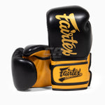 Gants de Muay Thai Fairtex Super Sparring BGV18 Noir-Or