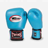 Gants de Muay Thai Twins Special BGVL 3 Bleu clair