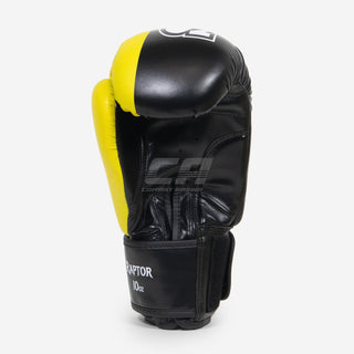 Gants de boxe Raptor SAP WAKO Noir-Jaune