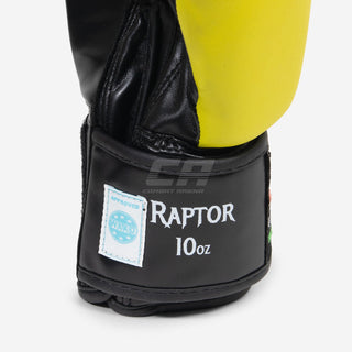 Gants de boxe Raptor SAP WAKO Noir-Jaune