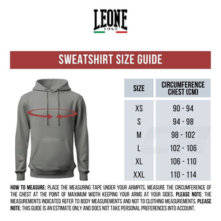 Sweat Leone Logo Extrema Hooded ABX111