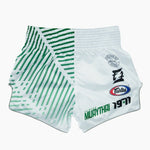 Pantaloncini Kick-Thai Fairtex BS1923 Racer Bianco-Combat Arena