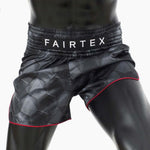 Pantaloncini kick-thai Fairtex BS1901 Stealth Nero