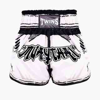 Pantaloncini kick-thai Twins Special Comic Bianco-Combat Arena