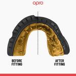 Paradenti Opro Gold Self-Fit Braces per apparecchio-Combat Arena