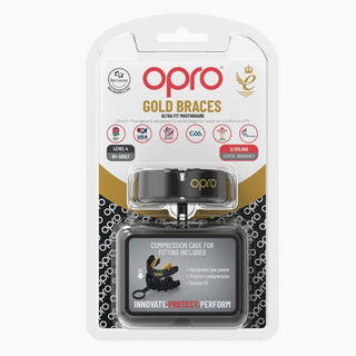 Paradenti Opro Gold Self-Fit Braces per apparecchio-Combat Arena