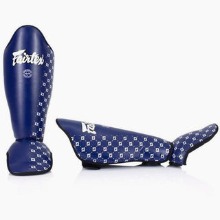 Paratibia Fairtex Competition SP5 con parapiedi Blu