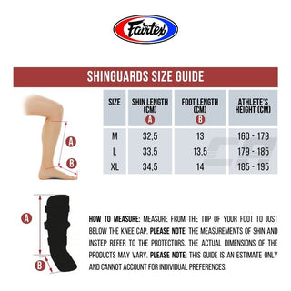 Protège-tibias Fairtex SP7 avec protège-pieds séparables