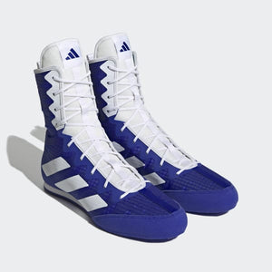 Scarpe da Boxe Adidas Box Hog 4 Blu-bianco