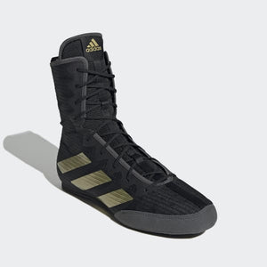 Scarpe da Boxe Adidas Box Hog 4 Nero-oro