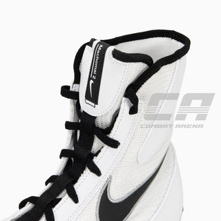 Scarpe da Boxe Nike Machomai Bianco-Nero-Combat Arena