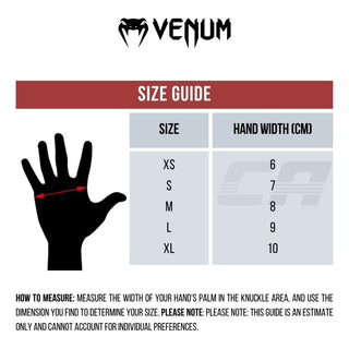 Sous gants en gel Venum Kontact Noir-Or