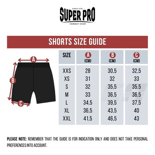 Shorts de kick-thai Super Pro Héros