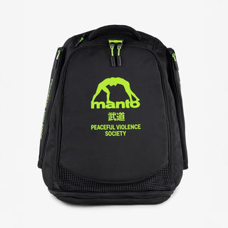 Zaino Manto SOCIETY Convertible XL Nero-verde-Combat Arena