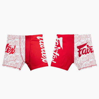 Pantaloncini a compressione Fairtex CP4 Rosso-Combat Arena