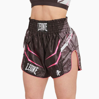 Pantaloncini kick-thai Leone Revo Fluo AB964F-Combat Arena