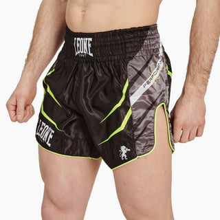 Pantaloncini kick-thai Leone Revo Fluo AB964F-Combat Arena