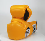 Gants de boxe Cleto Reyes Professionnel CB2 Jaune avec lacets