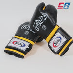 Gants de boxe Fairtex Style mexicain BGV9 Noir-Jaune