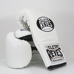 Gants de boxe Cleto Reyes Safetec CB4 Blanc avec lacets