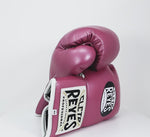 Gants de boxe Cleto Reyes Professionnel CB2 Rose avec lacets