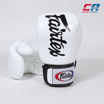 Gants de Muay Thai Fairtex BGV19 Deluxe Blanc